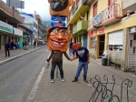 Weird masks in the street